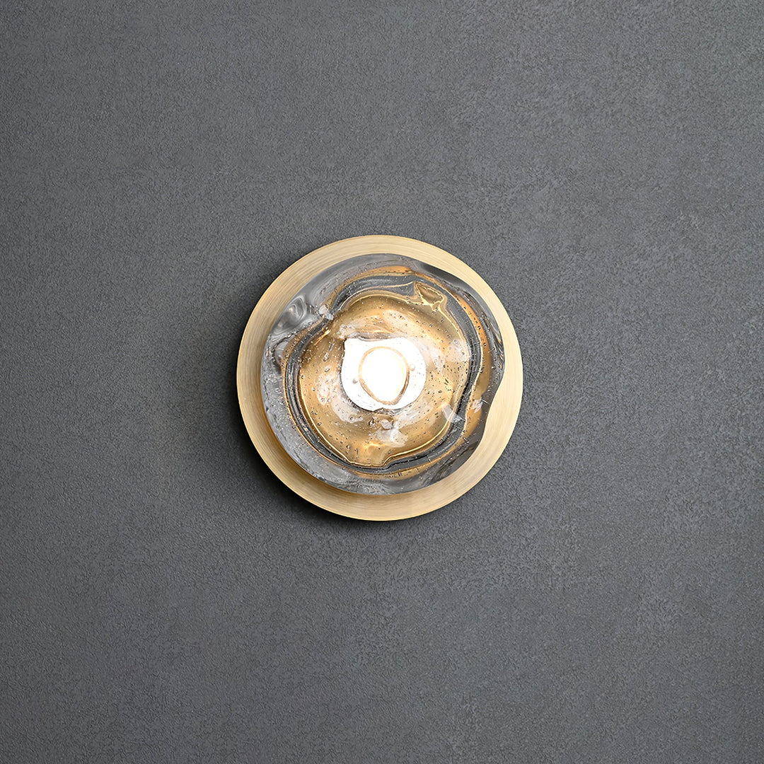 Lampa Ścienna Orrin ze Stapianego Szkła