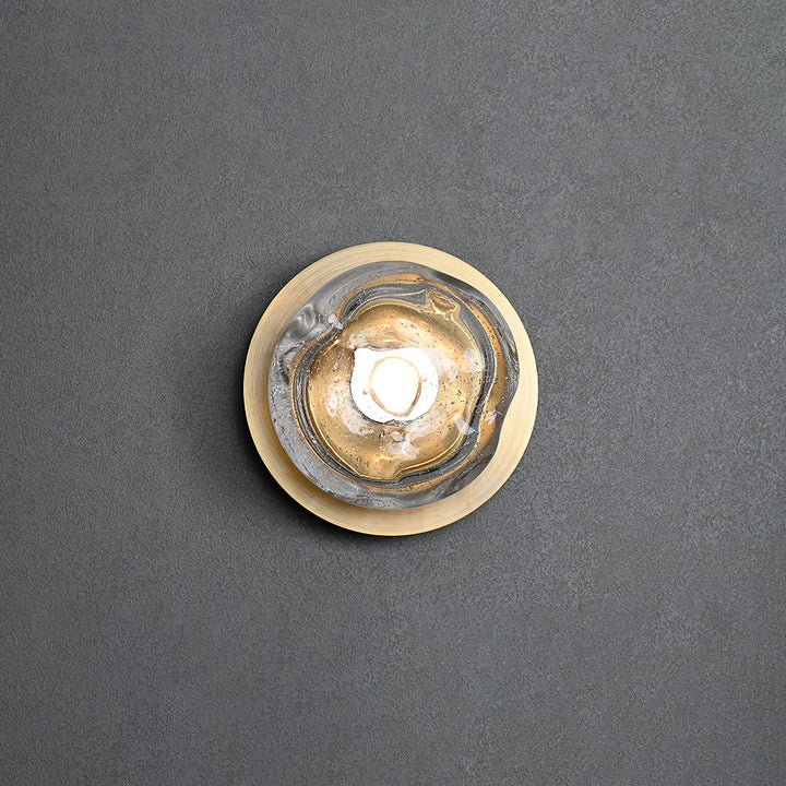 Lampa Ścienna Orrin ze Stapianego Szkła