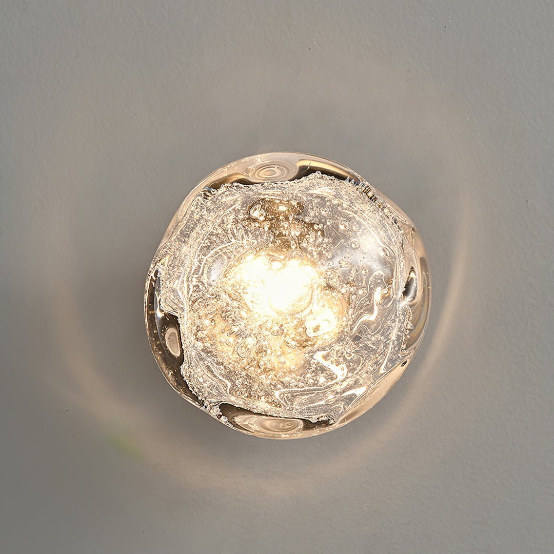 Lampa Ścienna Orrin ze Stapianego Szkła