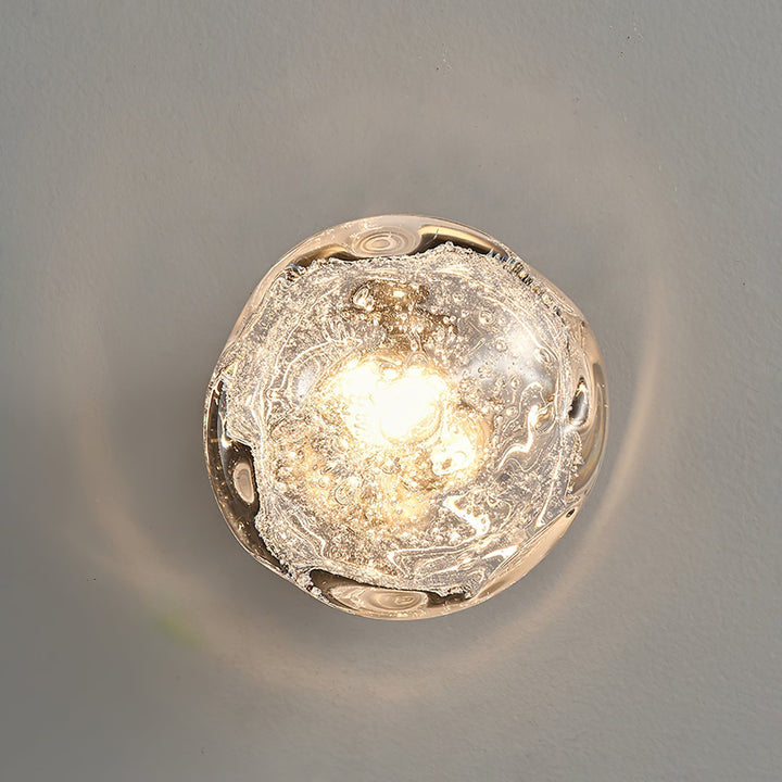 Lampa Ścienna Orrin ze Stapianego Szkła
