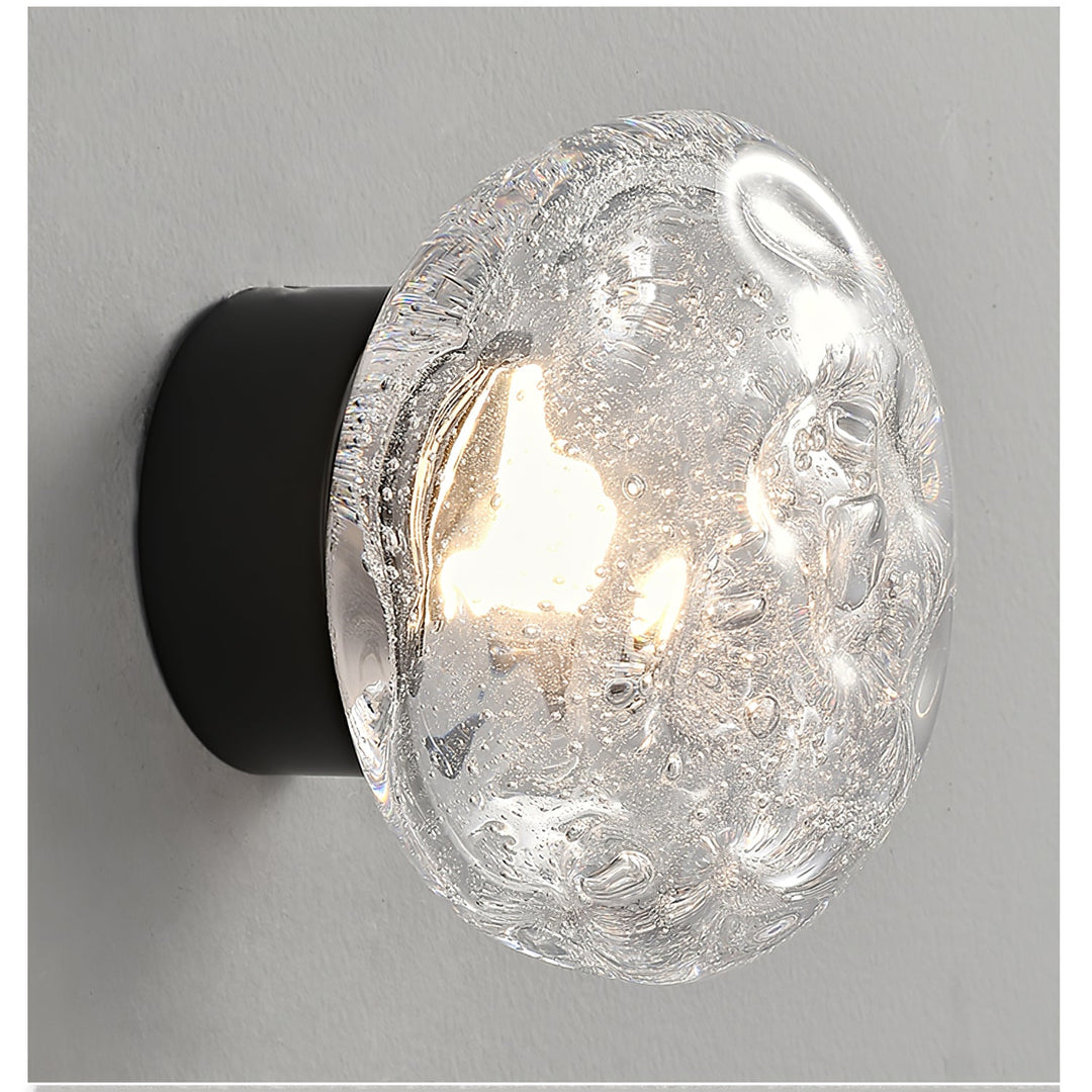 Lampa Ścienna Orrin ze Stapianego Szkła