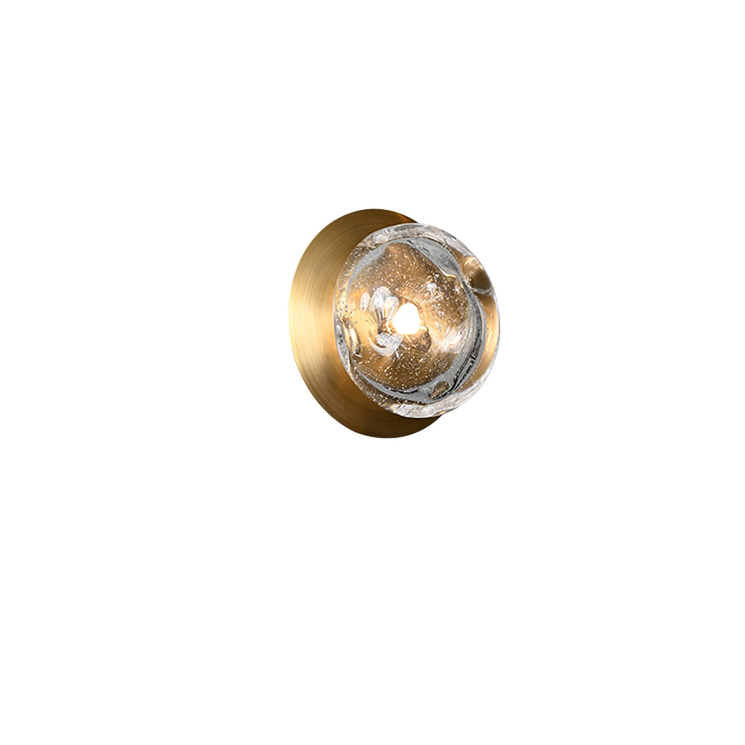 Lampa Ścienna Orrin ze Stapianego Szkła
