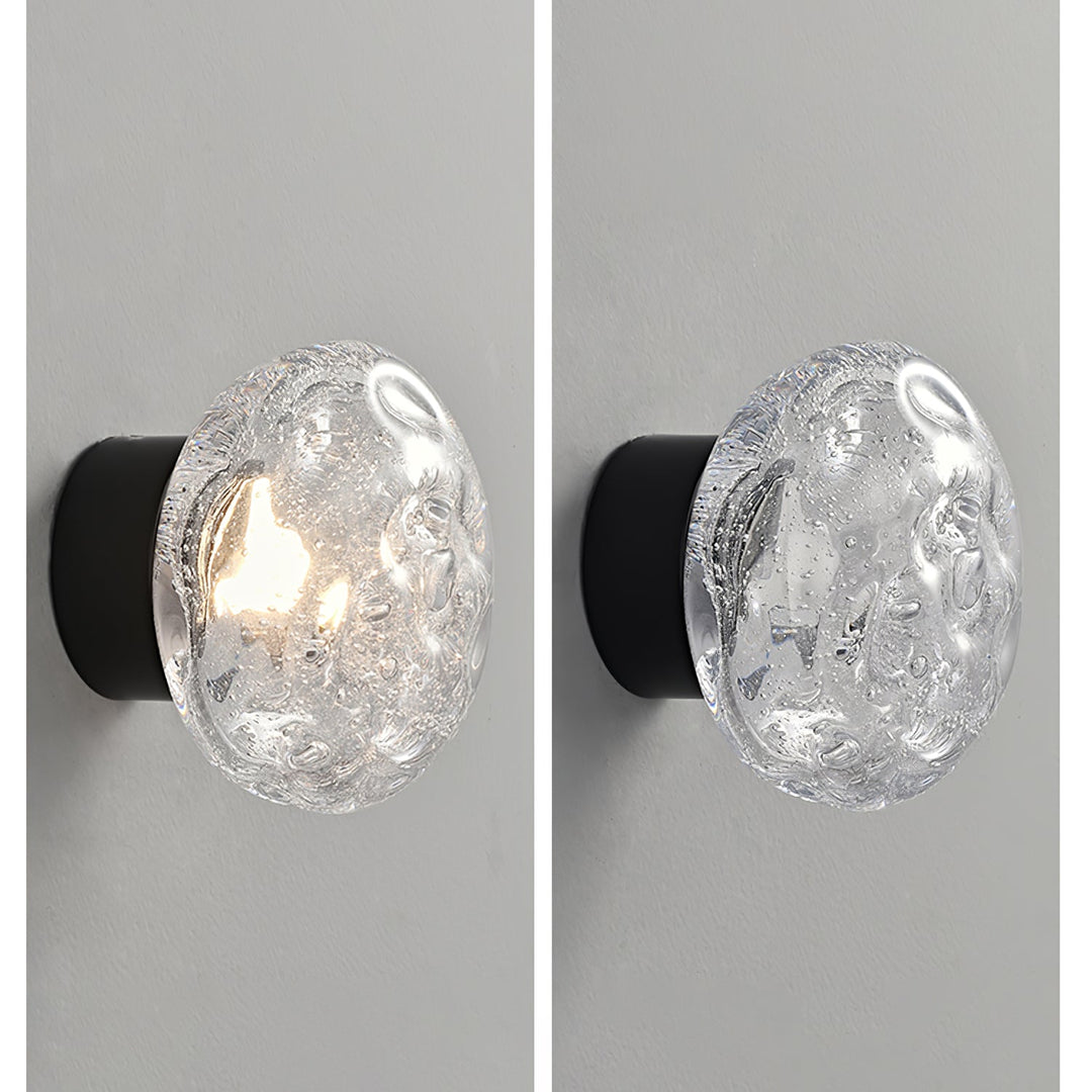 Lampa Ścienna Orrin ze Stapianego Szkła