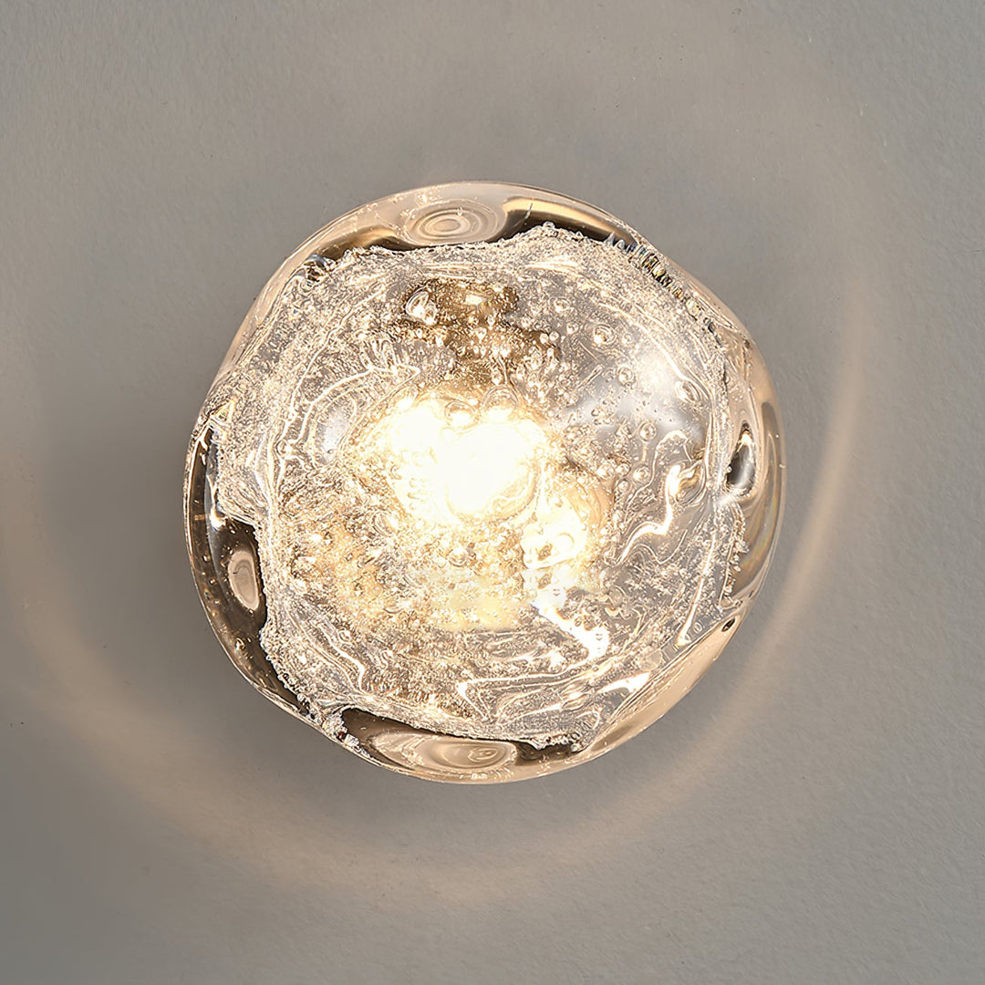 Lampa Ścienna Orrin ze Stapianego Szkła