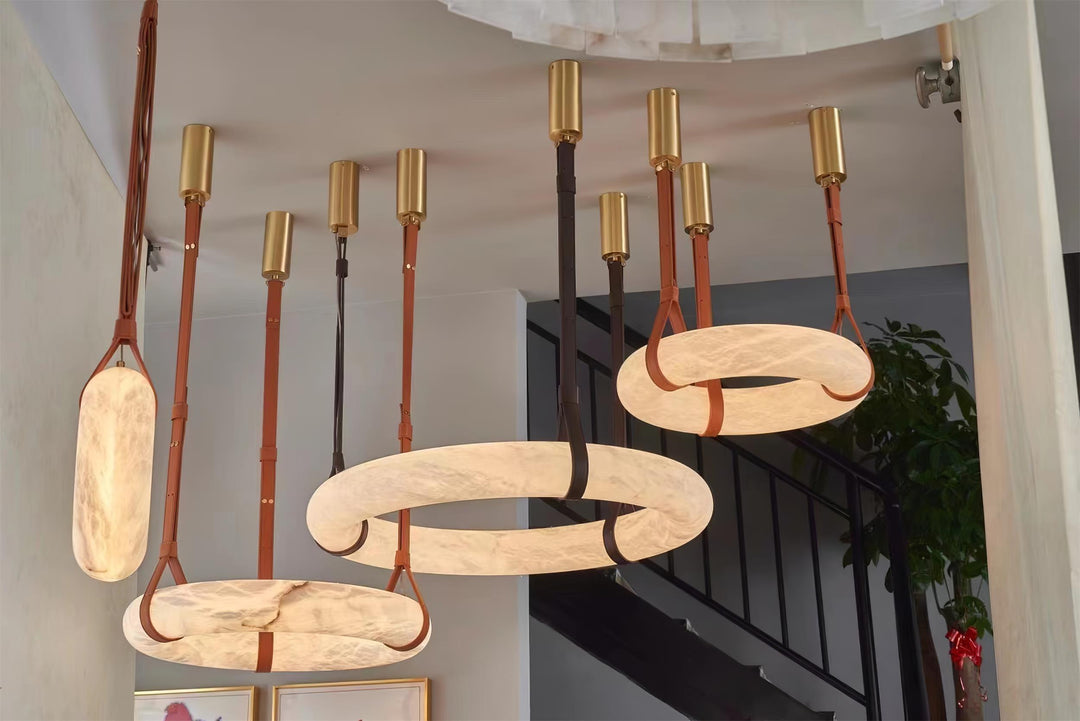 Alabastrowa lampa wisząca Oslo B