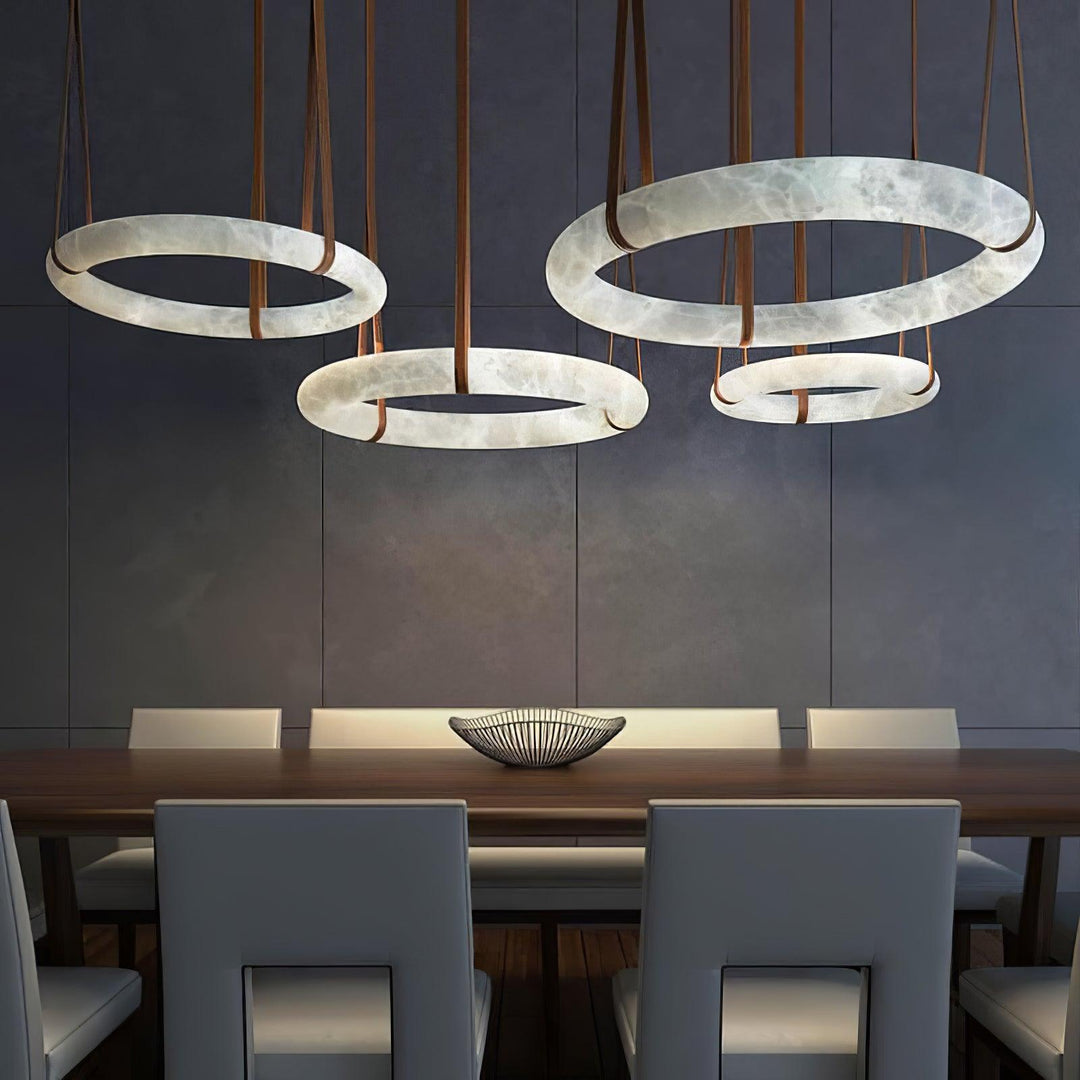Alabastrowa lampa wisząca Oslo B