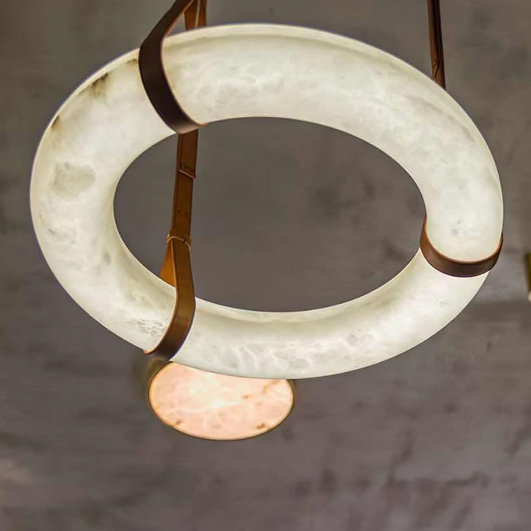 Alabastrowa lampa wisząca Oslo B