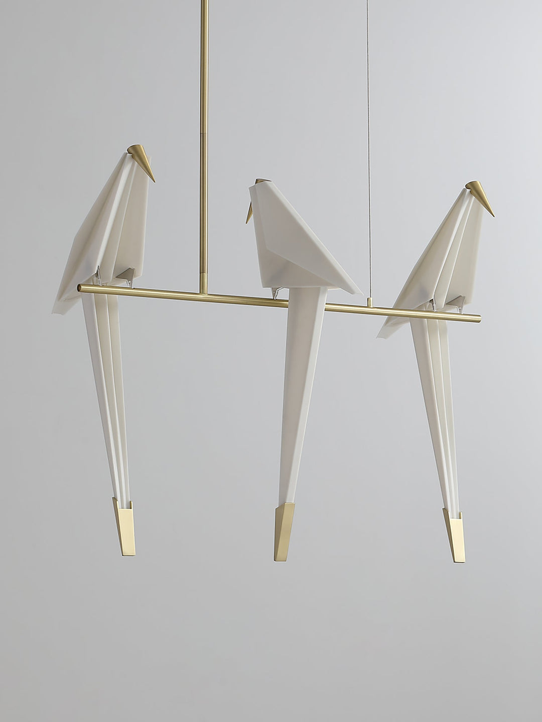 Lampa wisząca LED z ptakami origami