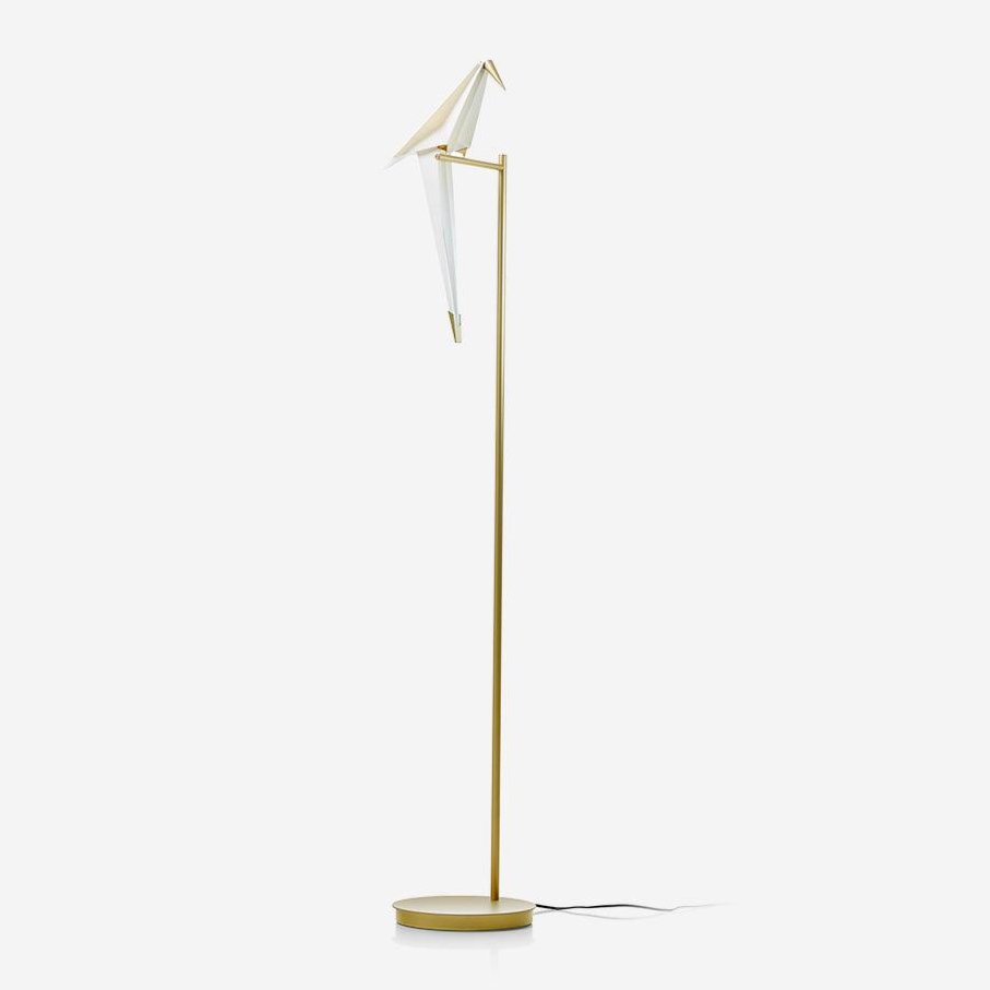 Lampa Podłogowa w Kształcie Żurawia Papierowego