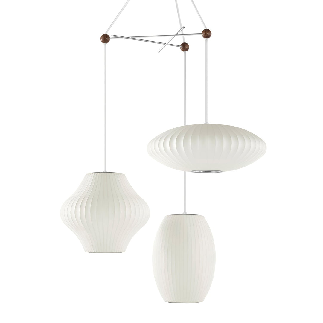 Lampa wisząca Triple Pear Bubble