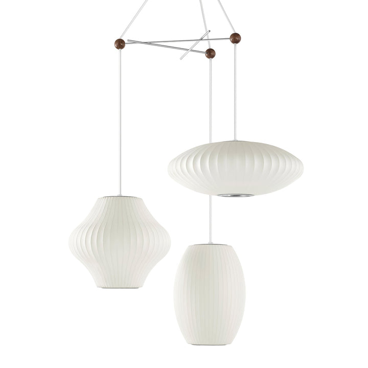 Lampa wisząca Triple Pear Bubble