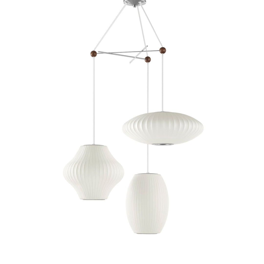 Lampa wisząca Triple Pear Bubble