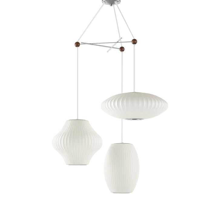 Lampa wisząca Triple Pear Bubble
