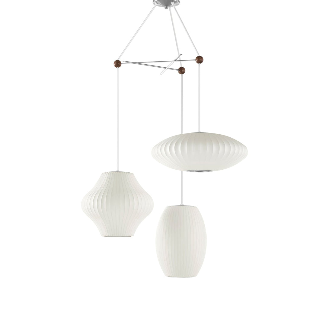 Lampa wisząca Triple Pear Bubble