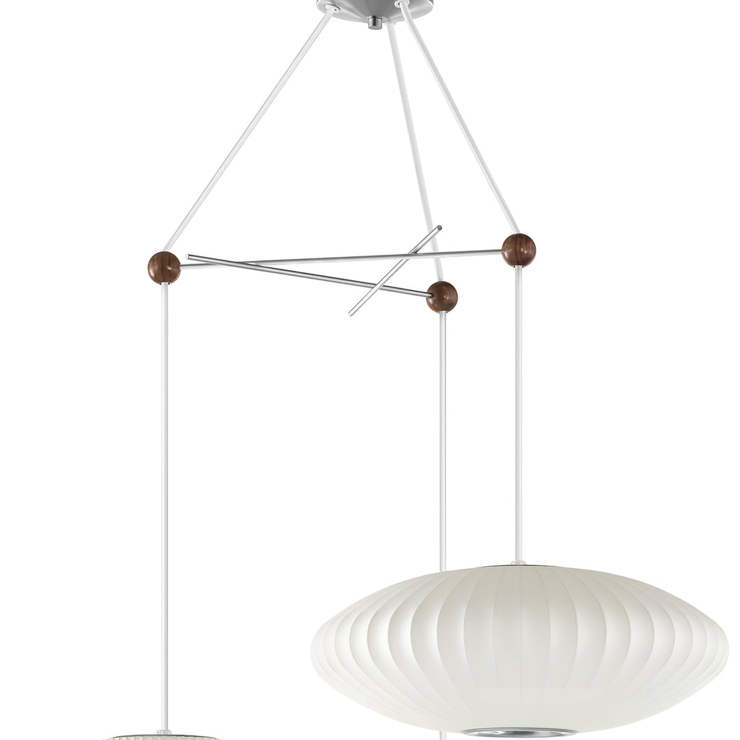 Lampa wisząca Triple Pear Bubble