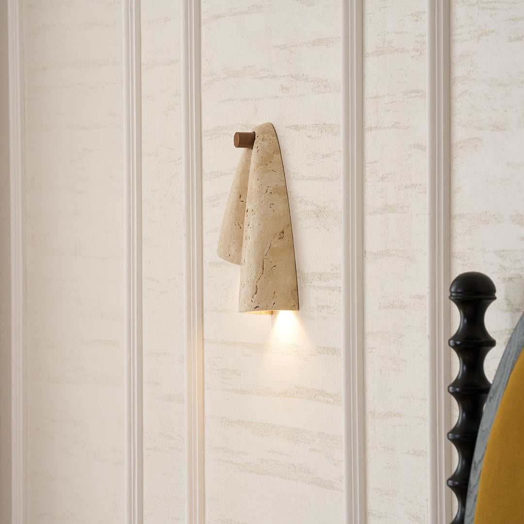 Kinkiet Velo Draped Stone