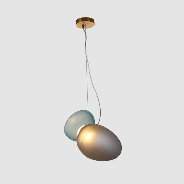 Lampa wisząca z matowego szkła