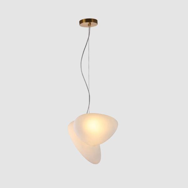 Lampa wisząca z matowego szkła