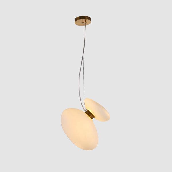 Lampa wisząca z matowego szkła