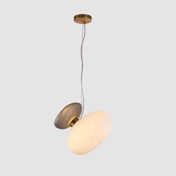 Lampa wisząca z matowego szkła