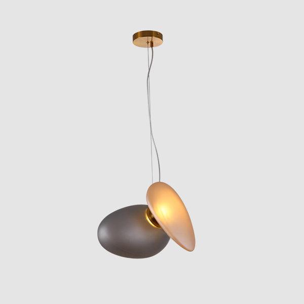 Lampa wisząca z matowego szkła