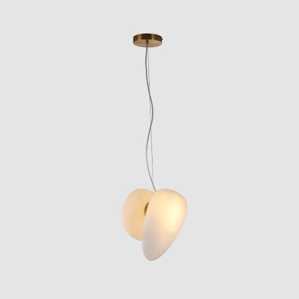 Lampa wisząca z matowego szkła