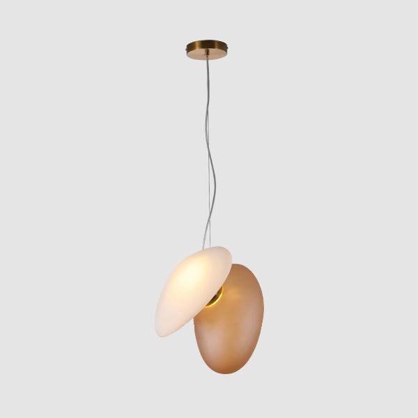 Lampa wisząca z matowego szkła