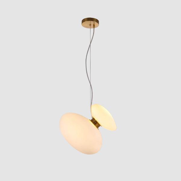Lampa wisząca z matowego szkła