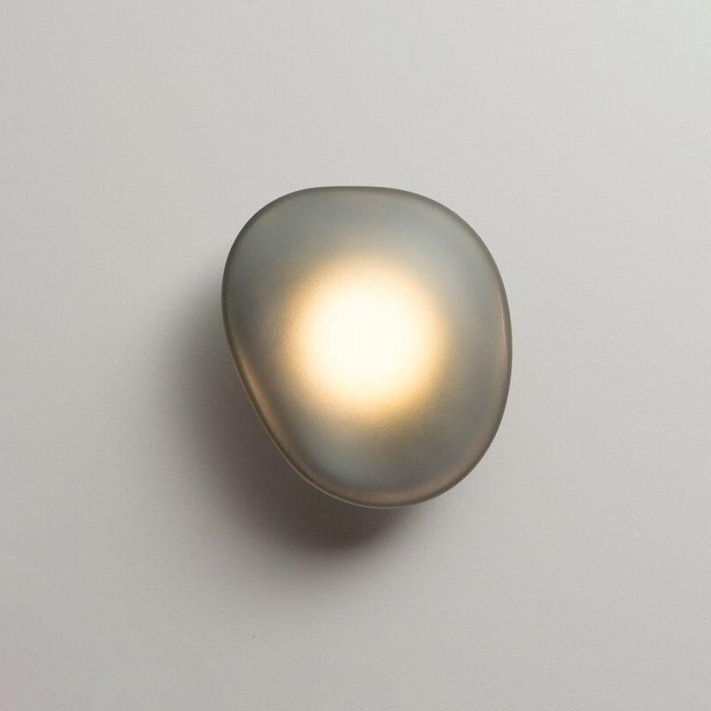 Lampa Ścienna z Bąbelkowego Szkła