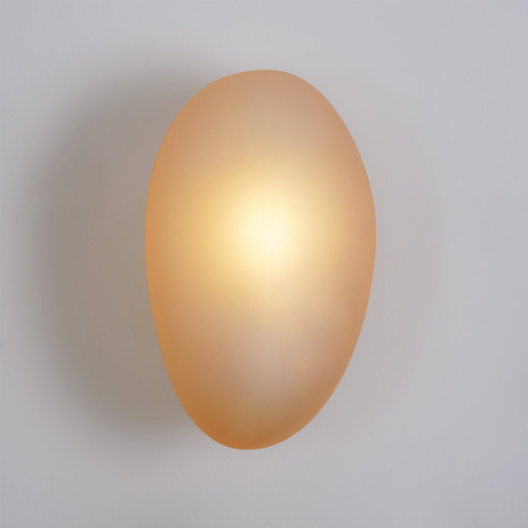 Lampa Ścienna z Bąbelkowego Szkła