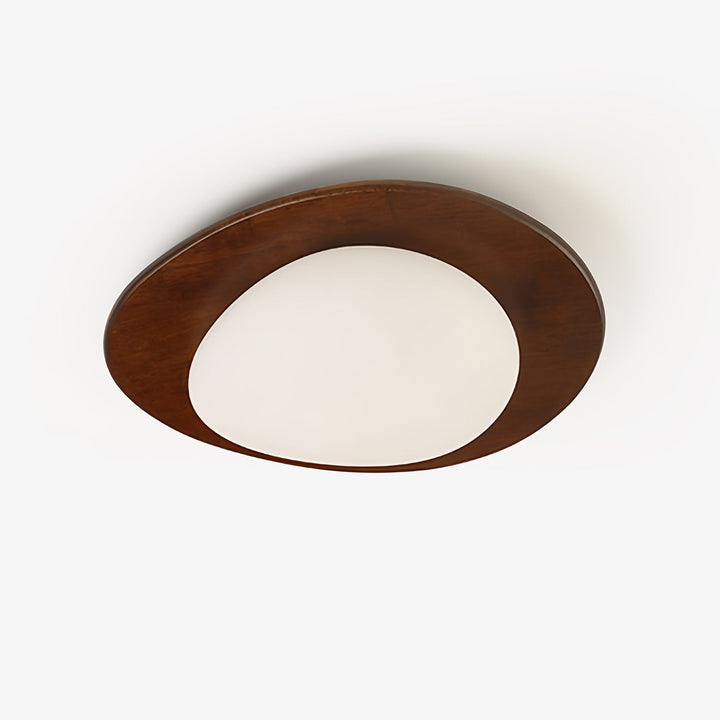Lampa sufitowa Pebble z drewna