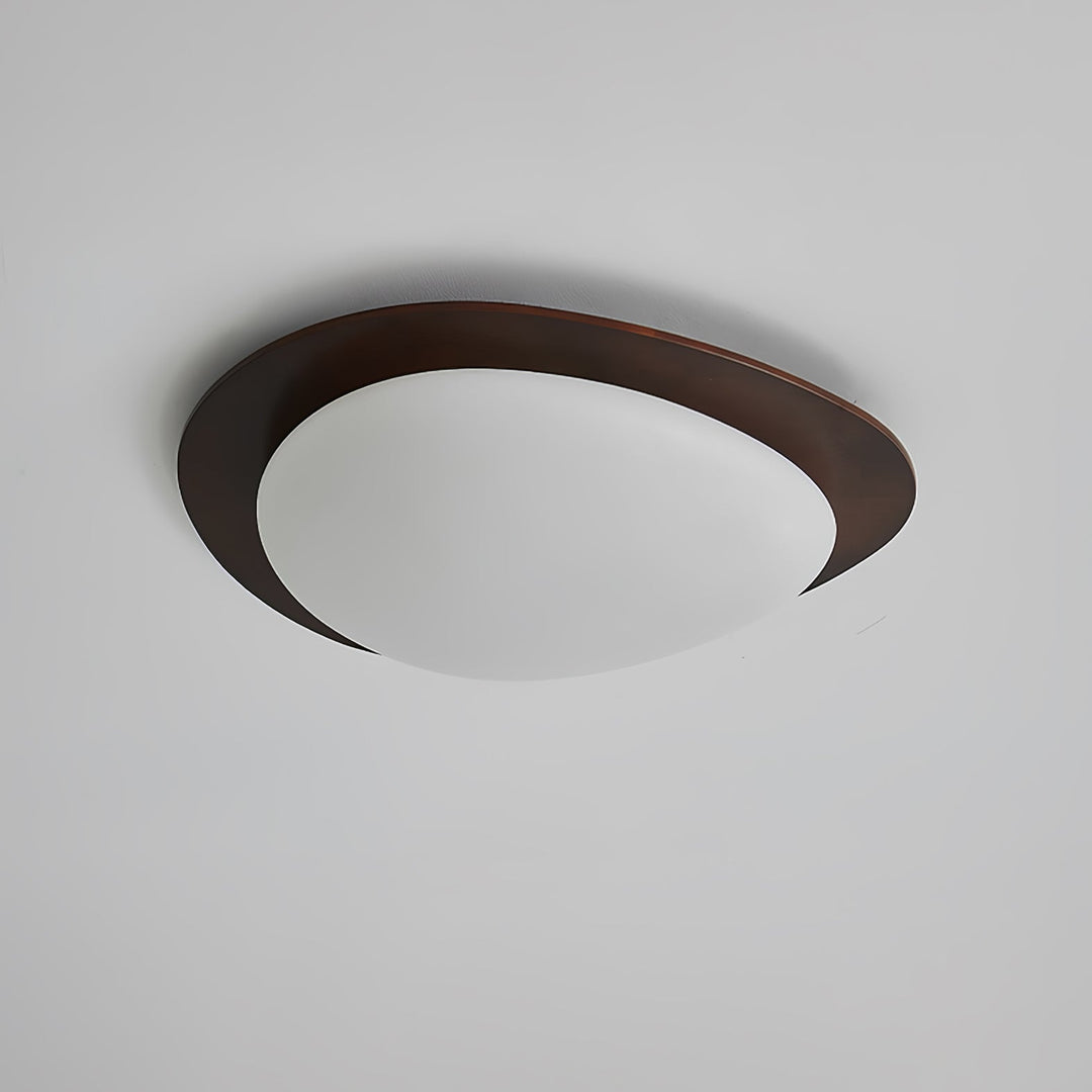 Lampa sufitowa Pebble z drewna