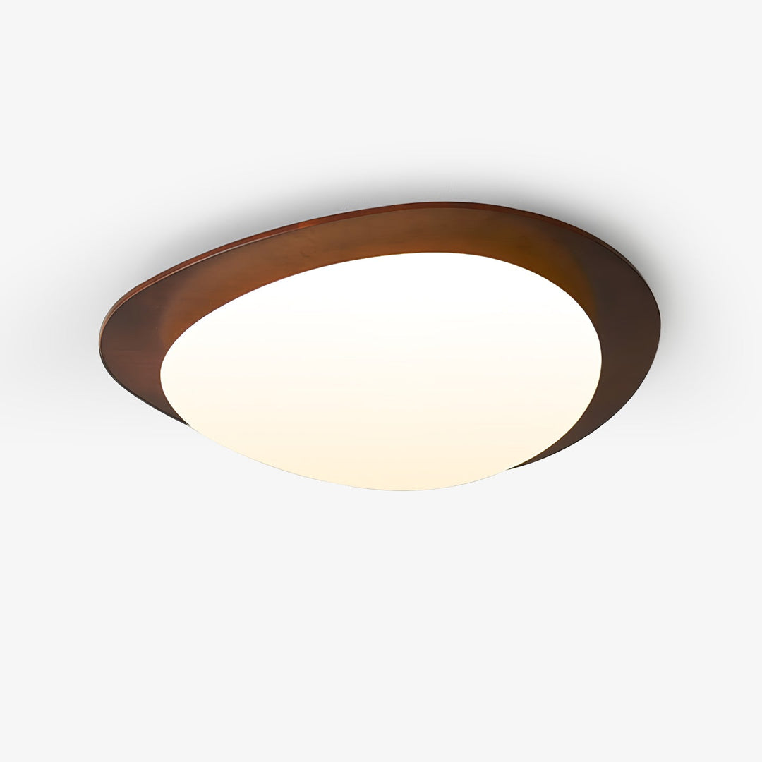 Lampa sufitowa Pebble z drewna