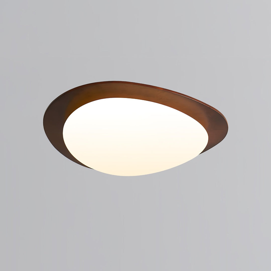 Lampa sufitowa Pebble z drewna