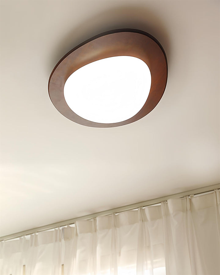 Lampa sufitowa Pebble z drewna