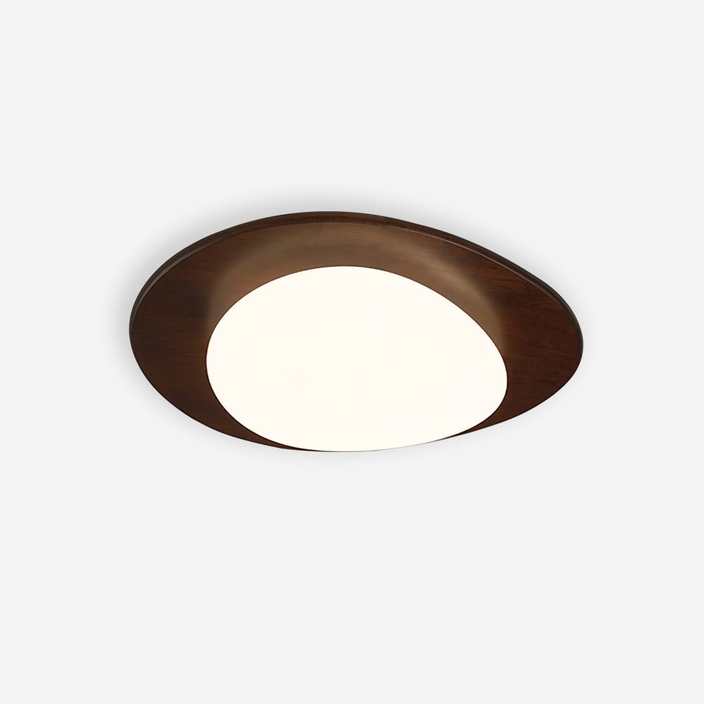 Lampa sufitowa Pebble z drewna