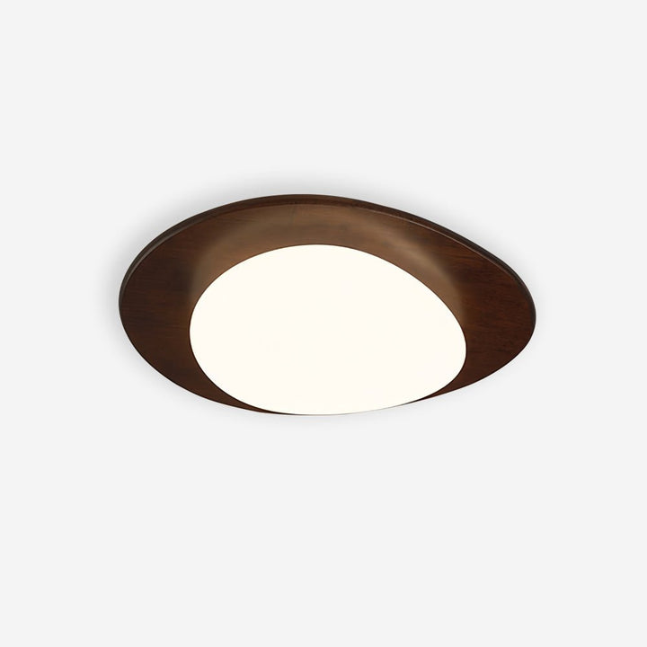 Lampa sufitowa Pebble z drewna