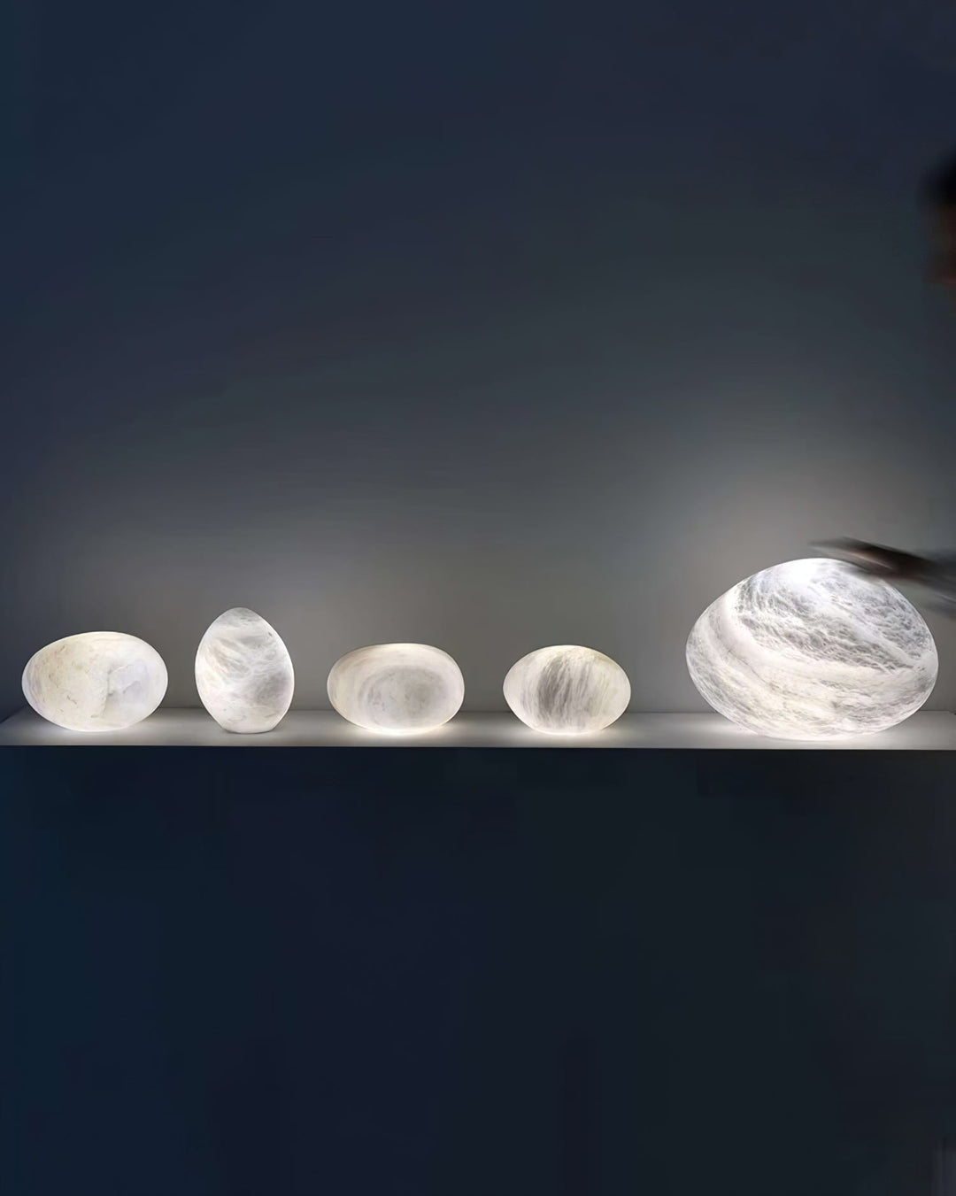 Lampa wisząca Pebbles Alabaster