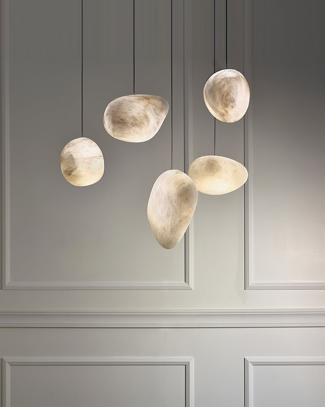 Lampa wisząca Pebbles Alabaster