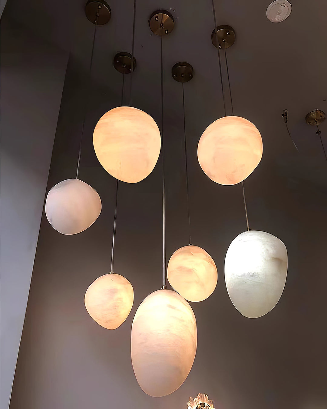 Lampa wisząca Pebbles Alabaster