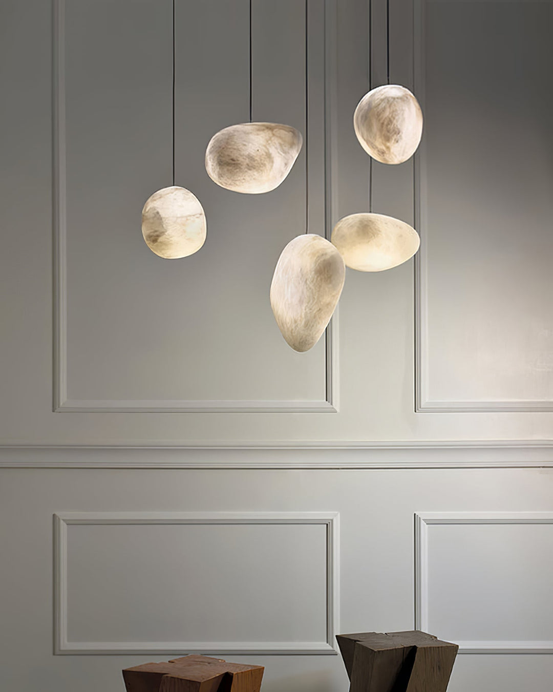 Lampa wisząca Pebbles Alabaster