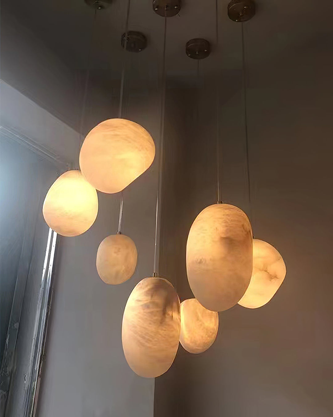 Lampa wisząca Pebbles Alabaster