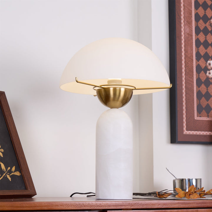Lampa stołowa Peono Alabaster