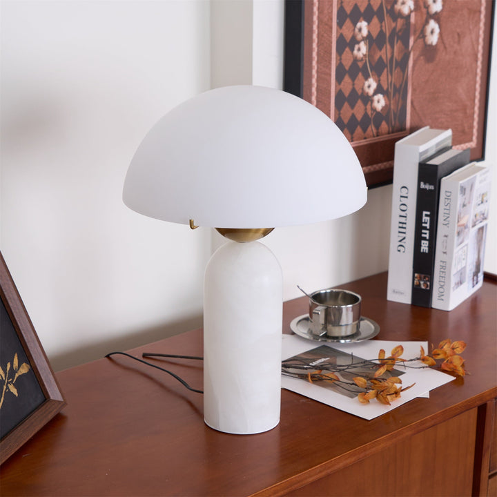 Lampa stołowa Peono Alabaster