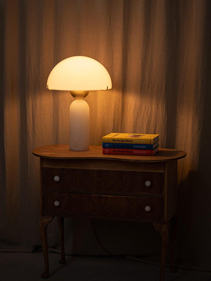 Lampa stołowa Peono Alabaster