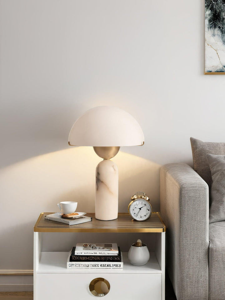 Lampa stołowa Peono Alabaster