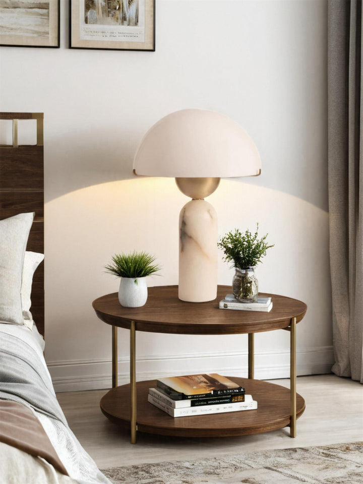 Lampa stołowa Peono Alabaster
