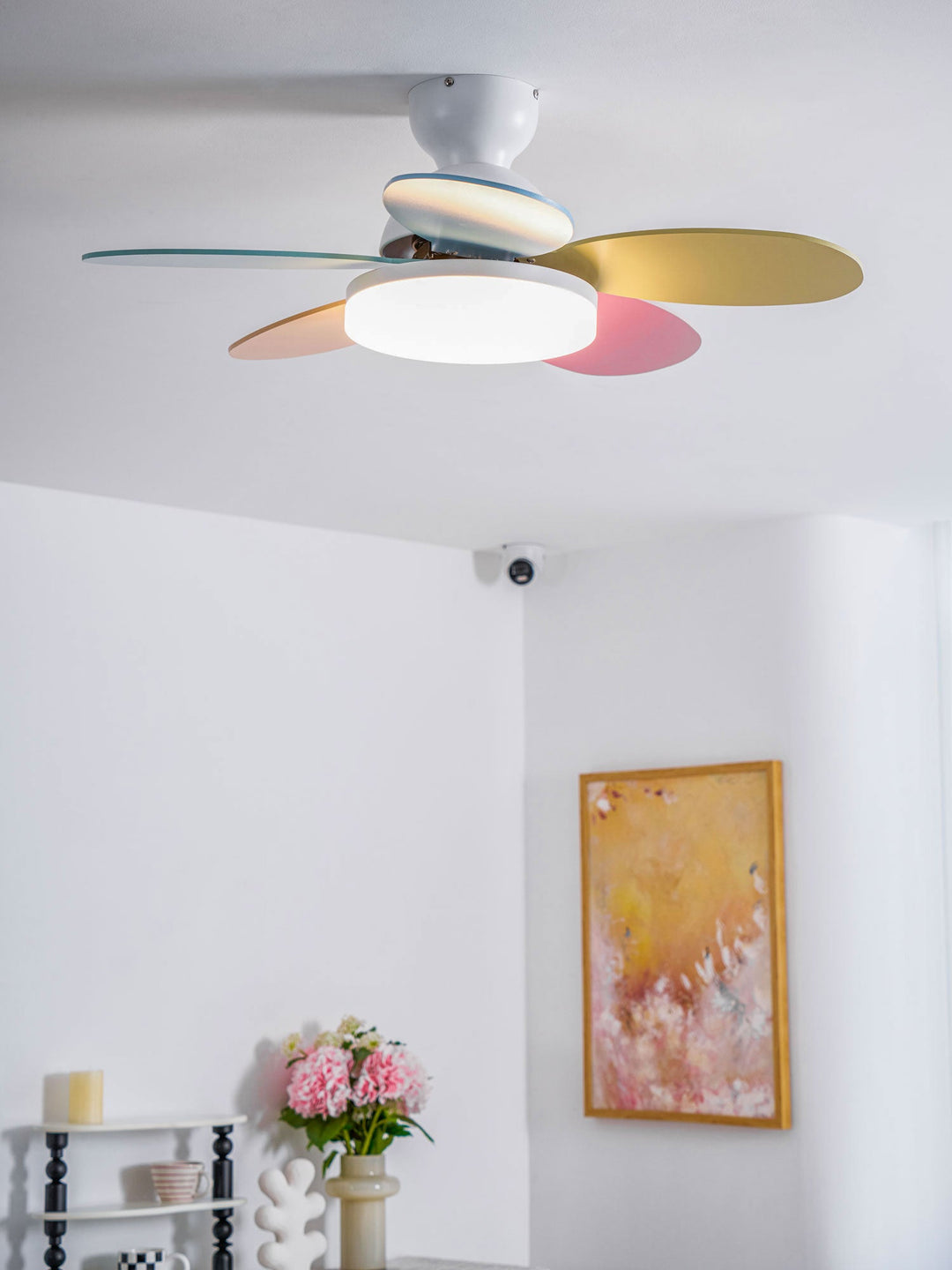 Lampa sufitowa wentylatora Petalo