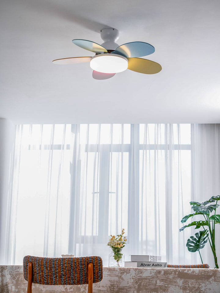 Lampa sufitowa wentylatora Petalo