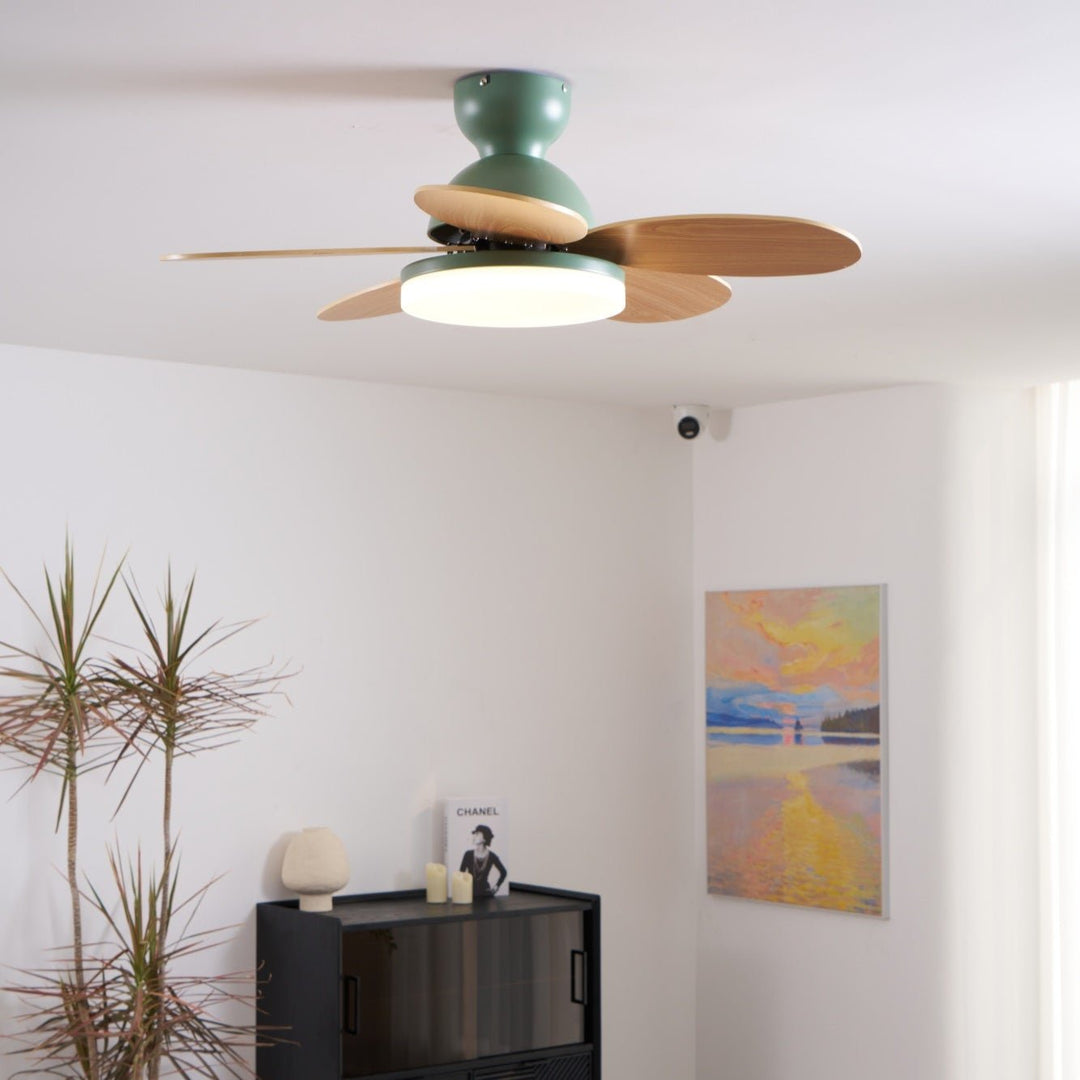 Lampa sufitowa wentylatora Petalo